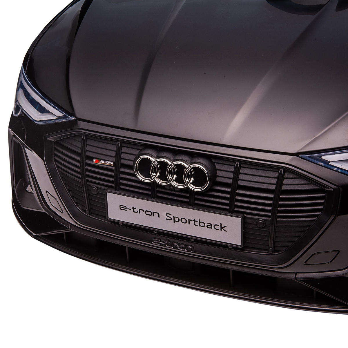 KINDER ELEKTROAUTO, Schwarz/Rot/Weiß, Kunststoff+ Stahl - Schwarz, Metall (108/60/47cm) - HOMCOM