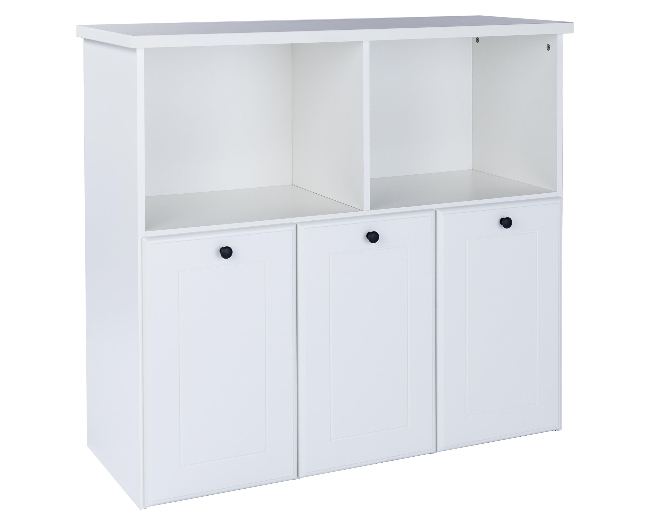 SPIELZEUGREGAL Thilo mit 3 großen Schubkästen - Weiß, Holzwerkstoff (102/92/42cm) - arthur berndt