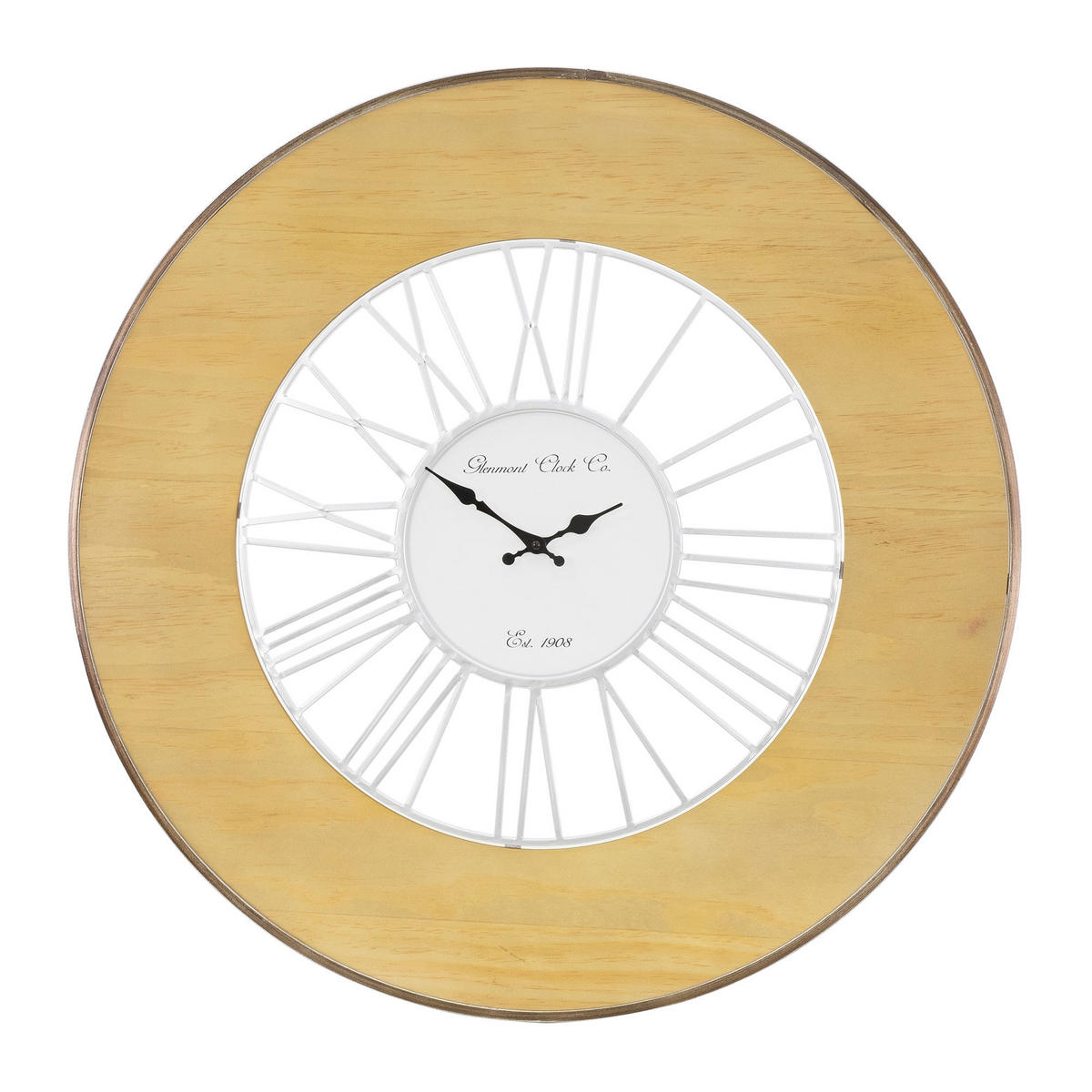 WANDUHR - Bronzefarben, Holz (5/85/85cm) - WOMO-DESIGN