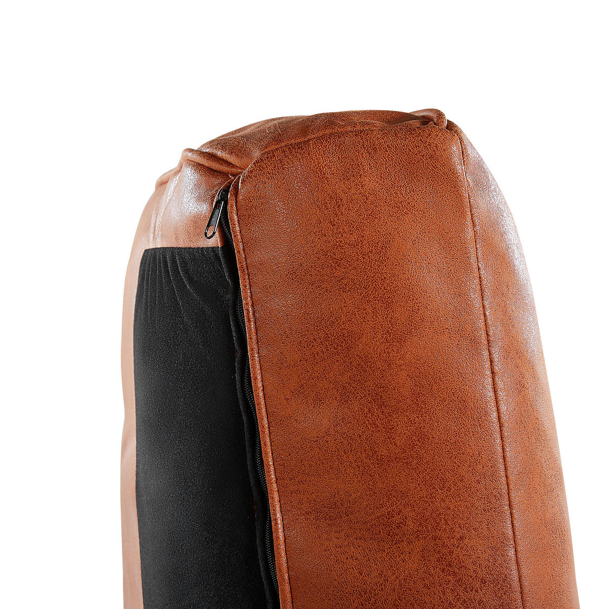 SESSEL Kunstleder Braun Vind - Braun, Textil/Metall (76/82/82cm) - Beliani