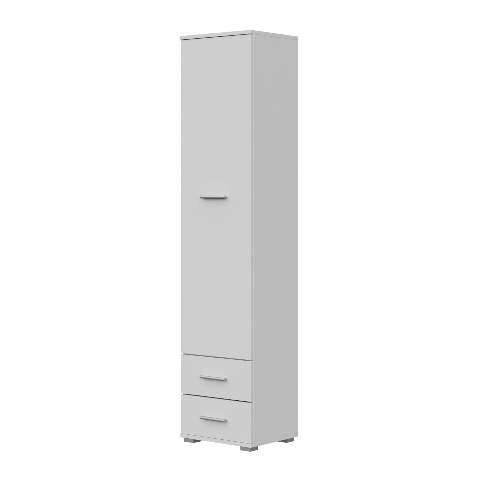 Komodee Hochschrank Weiß 40x180x36 cm