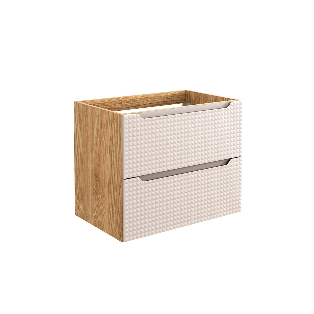 Petits-meubles SKŘÍŇKA POD UMYVADLO 70cm Mallory Béžová a dřevo