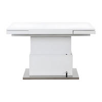 AUSZIEHBARER Tisch - 4 Personen, 6 Personen - Holz, Platte - Weiß - - Weiß, Holz (75/120/75cm) - Vente-Unique