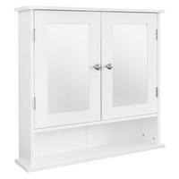 SPIEGELSCHRANK - Weiß, Holzwerkstoff (13/58/56cm) - ML-DESIGN