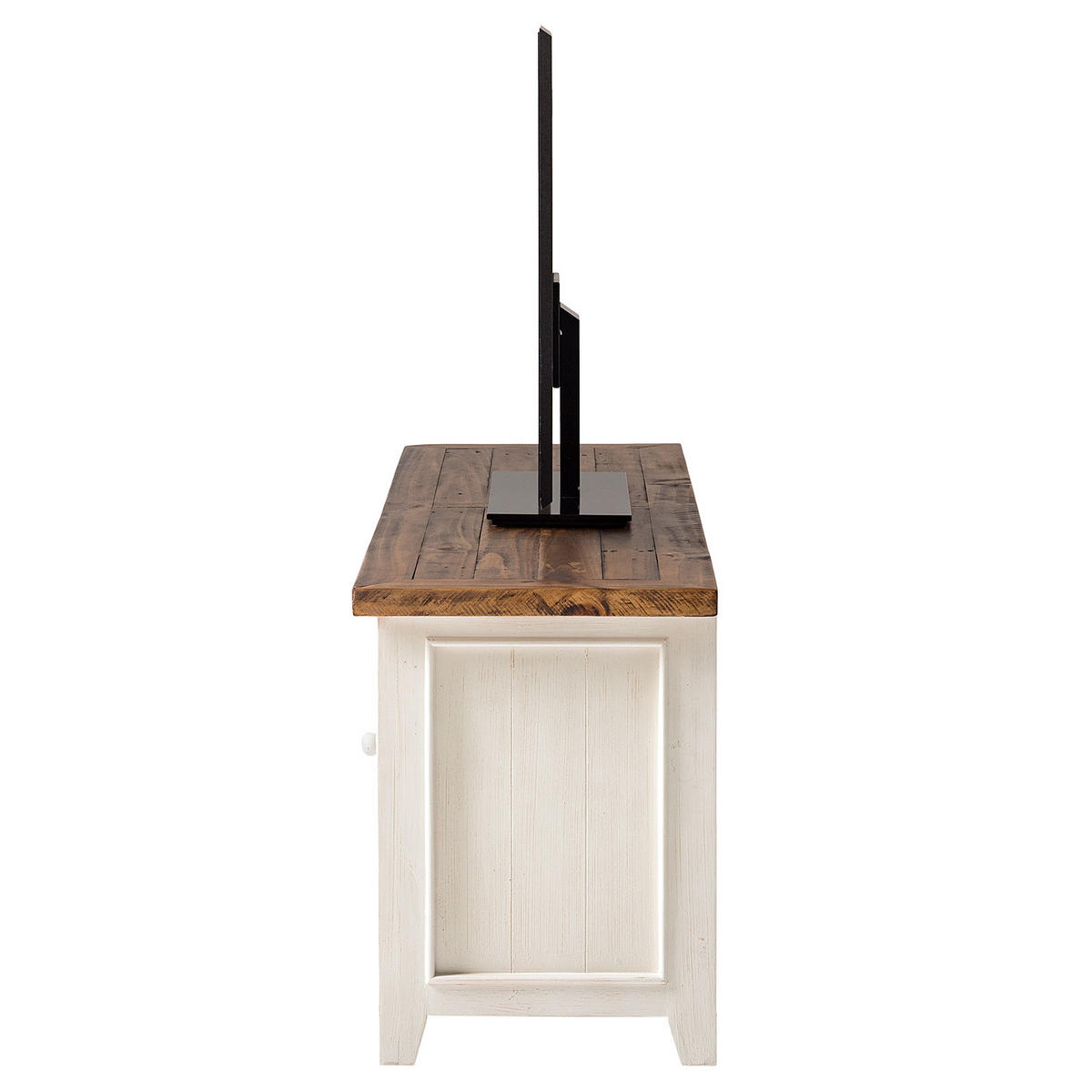 TV-LOWBOARD - Kiefer massiv - Kieferfarben, Holz (160/60/45cm) - home24