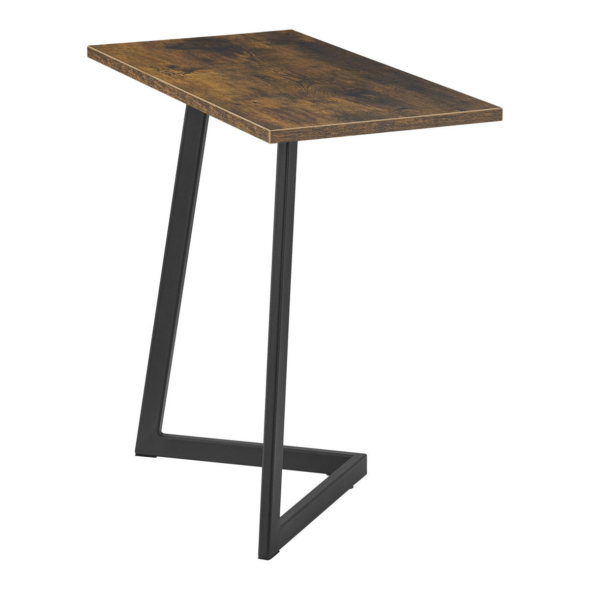 BEISTELLTISCH Kalundborg - Dunkelbraun, Metall (30/60/55cm) - [en.casa]