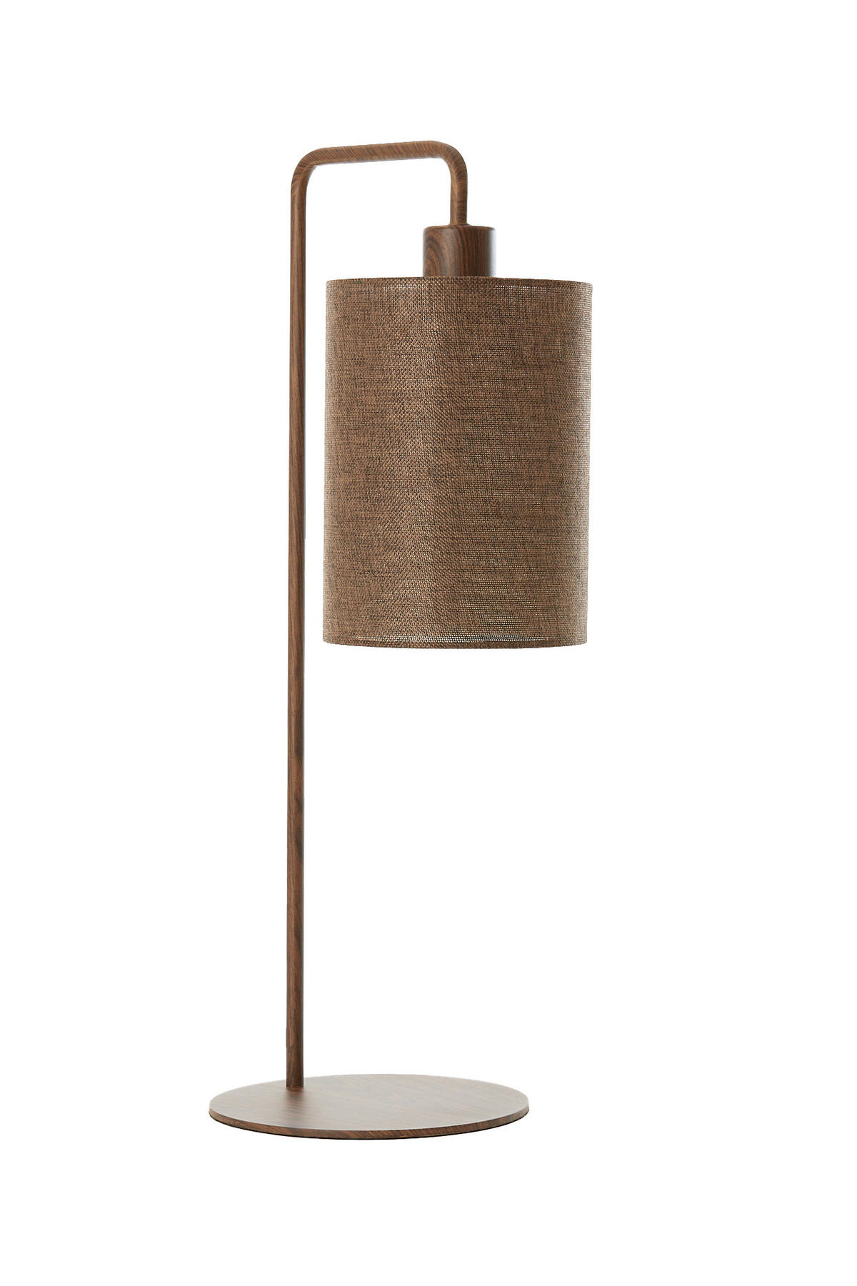 TISCHLAMPE Donio Braun Ø26/59,5 cm - Dunkelbraun, Metall (26/20/59.5cm) - Light & Living