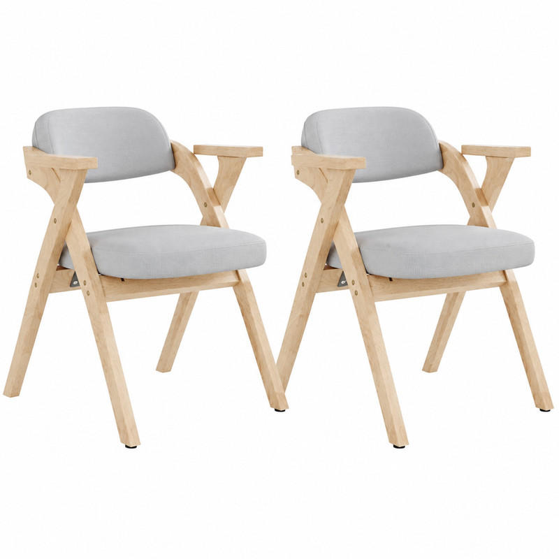 Meubliv Klappstühle Grau 66.5x76x64.5 cm