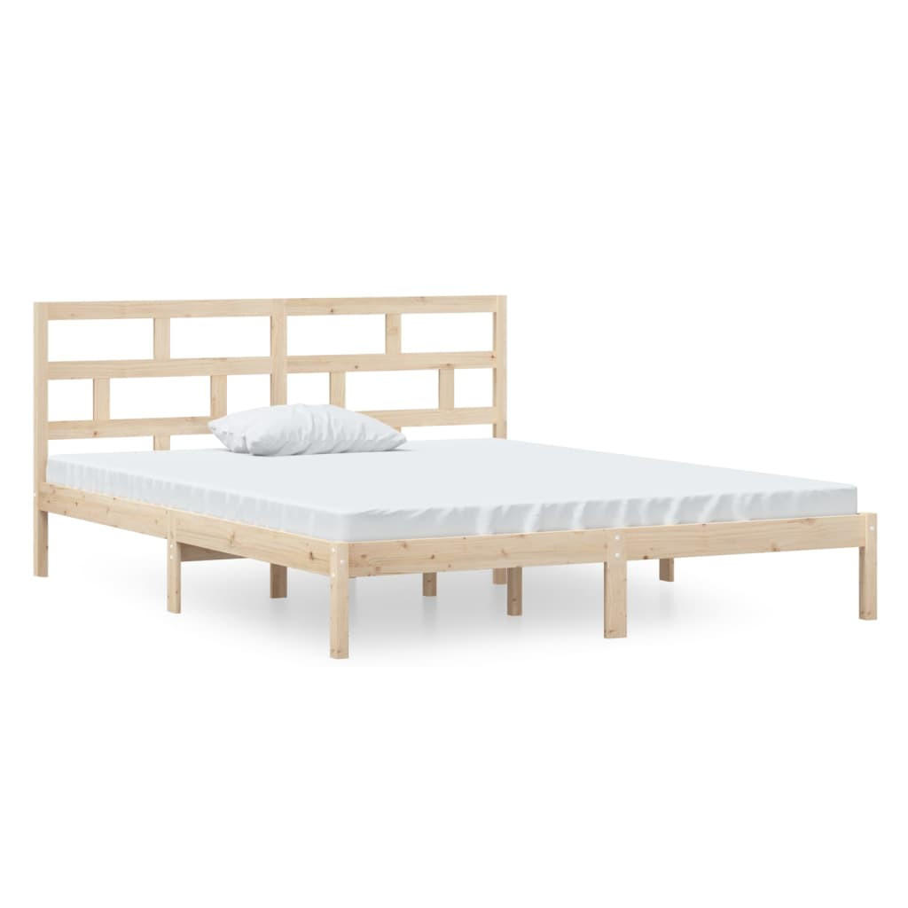 BETT Keen 126/195.5 cm - Braun, Holz (120/190cm) - Nettlife