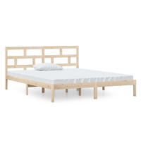BETT Keen 126/195.5 cm - Braun, Holz (120/190cm) - Nettlife