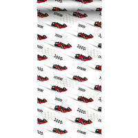 TAPETE Rennwagen 50 x 900 cm - Rot, Papier (50/0.1cm) - Sanders & Sanders