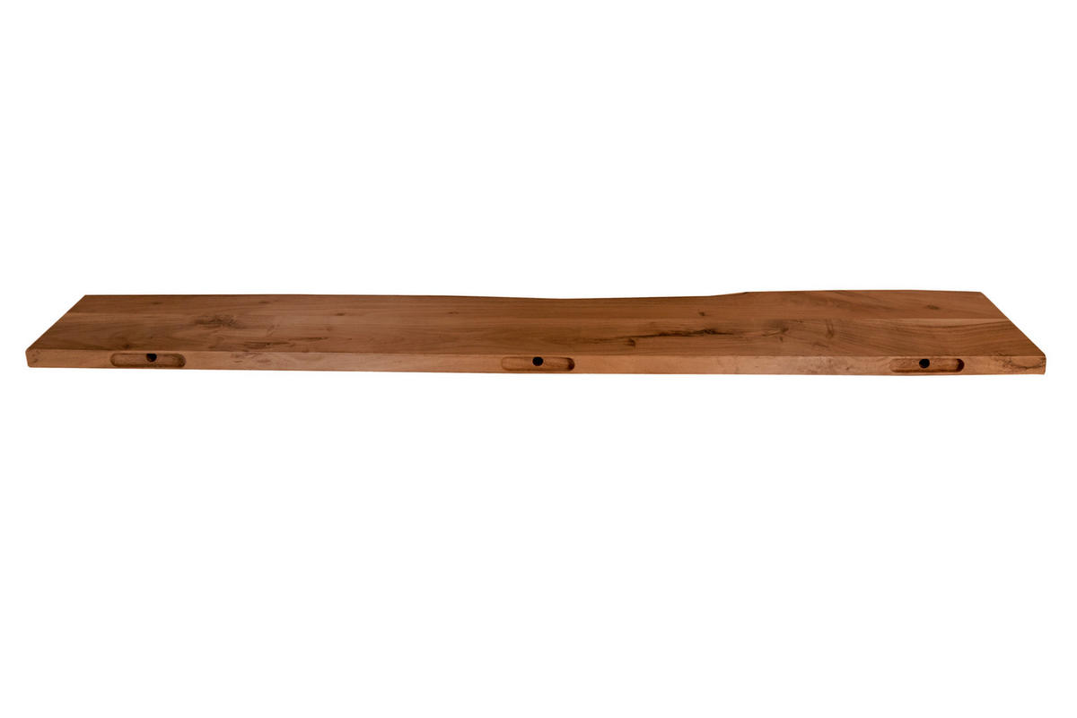 WANDREGAL AMANDA - Braun/Akaziefarben, Holz (100/3/20cm) - SAM