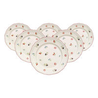 FRÜHSTÜCKSTELLER Petite Fleur weiß ø 20,7 cm 6er Set - Weiß, Keramik (20.7cm) - Villeroy & Boch