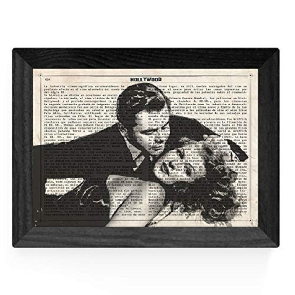 POSTER Motion Gilda A4 Schwarzer Rahmen - Schwarz, Papier (29.7/5/21cm) - Nacnic