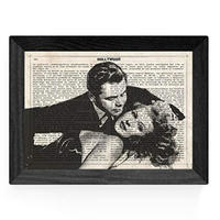 POSTER Motion Gilda A4 Schwarzer Rahmen - Schwarz, Papier (29.7/5/21cm) - Nacnic