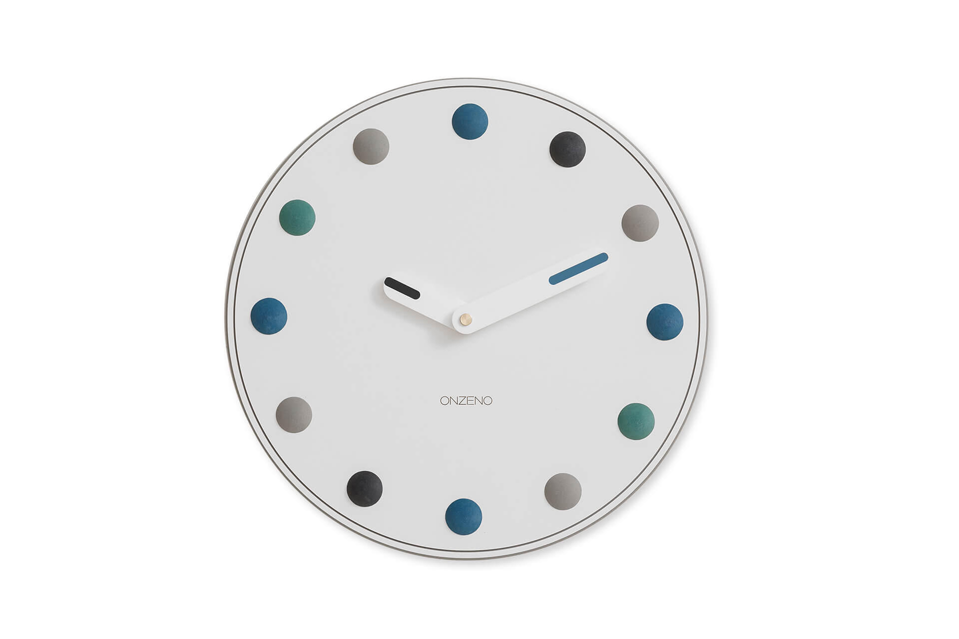WANDUHR Design Weiß 42/42 cm - Weiß, Holzwerkstoff (1.88/42/3cm) - ONZENO