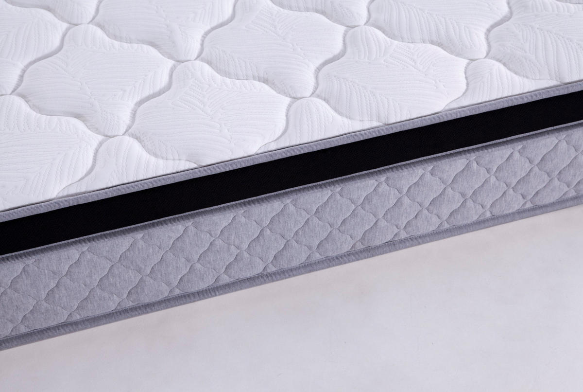 MATRATZE 140/200 cm aus Stoff & Metall, Weiß - Weiß, Textil (140/200cm) - OKMYHOME