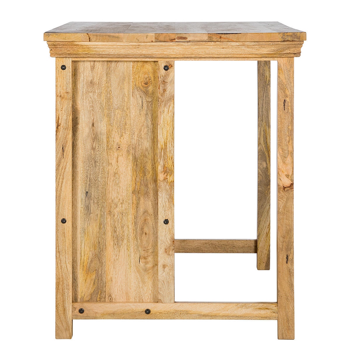 KÜCHENINSEL - Massivholz - Braun - Braun, Holz (125/94/80cm) - home24