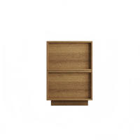 NACHTISCH EICHE 38X48X50, GRIFFLOS, MID-CENTURY - Eichefarben, Holzwerkstoff (48/50/38cm)