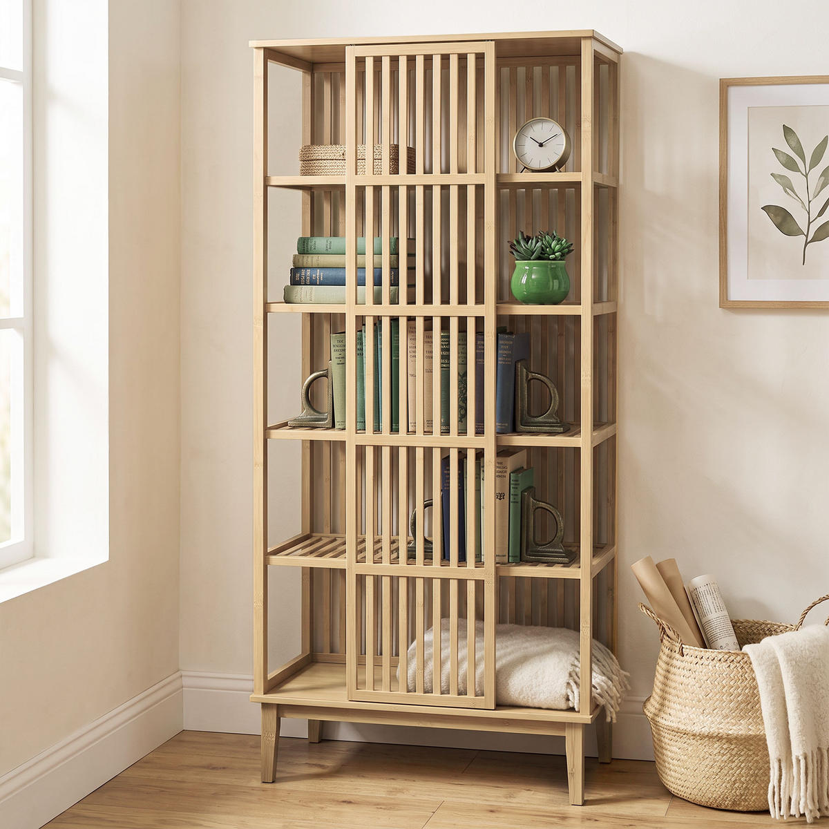 KLEIDERSCHRANK PANG-8N2T5K Naturfarben - Naturfarben, Holz (47.3/175/80cm) - PANGIVO