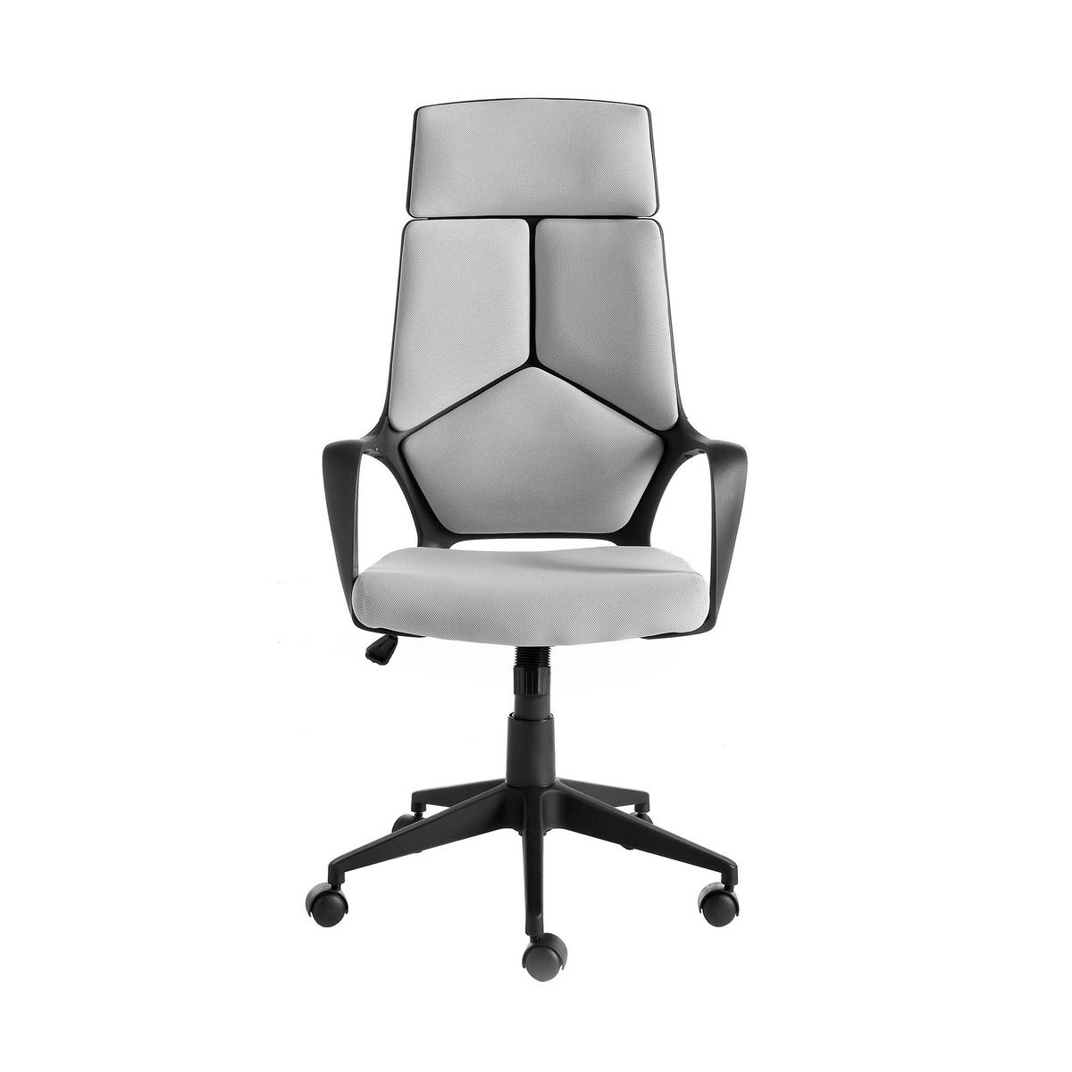 DREHSTUHL Schwarz Grau 63/63/127 cm - Schwarz/Grau, Textil (63/127/63cm) - ANGEL CERDA