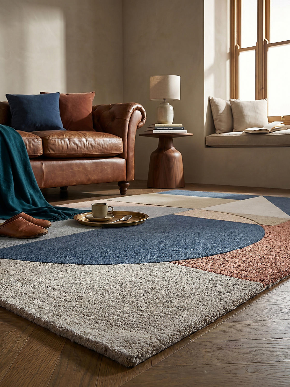 WOLLTEPPICH Geo-Design, mehrfarbig DEBEN COLE, Multi 200x290 cm - Multicolor, Textil (290/200cm) - KADIMA DESIGN