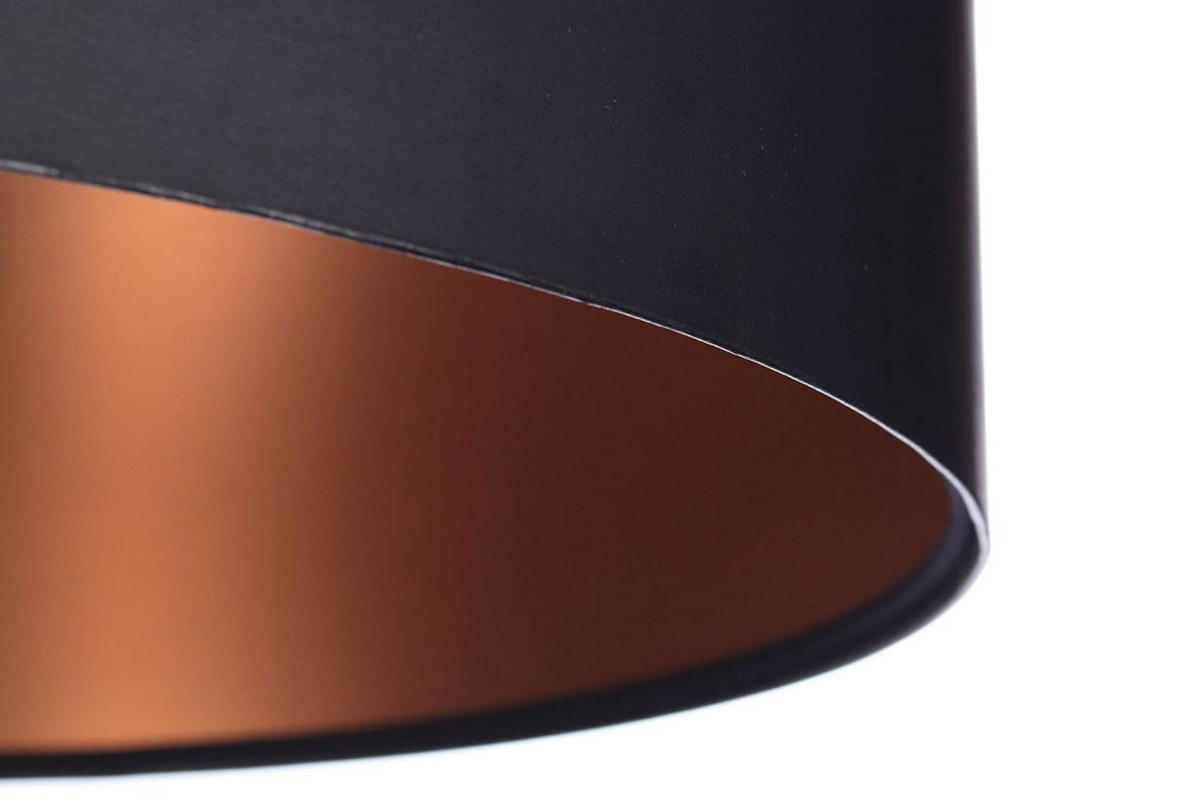 HÄNGELEUCHTE Kupfer 60/30 cm - Schwarz/Kupferfarben, Kunststoff (60/1.1/30cm) - ONZENO