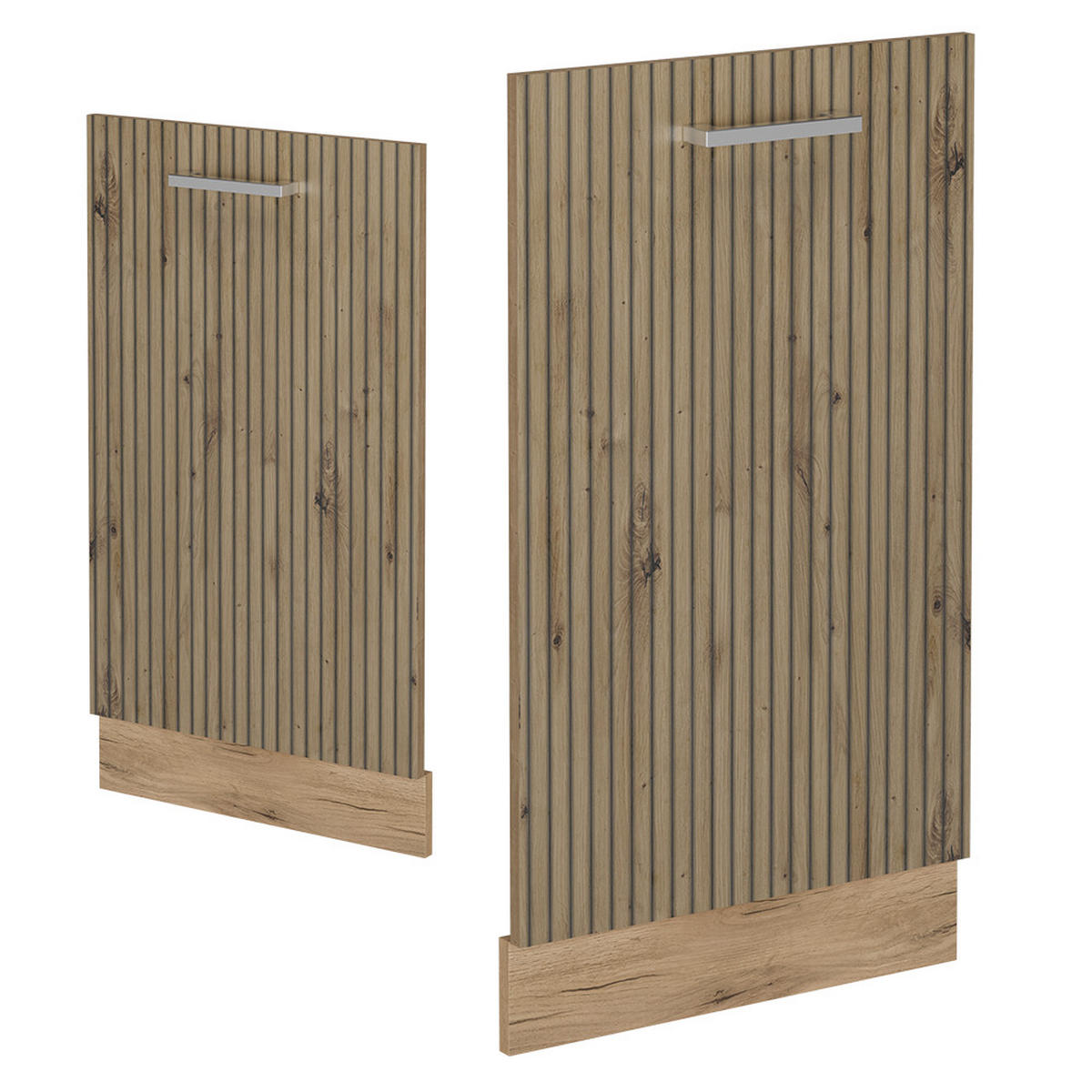 GESCHIRRSPÜLBLENDE R-Line Artisan-Eiche 45 cm , AP Anthrazit - Honigeiche/Eiche Wotan, Holzwerkstoff (45/81.8/1.6cm) - Vicco