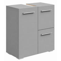 OMARICA POD UMIVALNIK Mars siva mat - 60 x 30 x 60 cm - svetlo siva, les (60/60/30cm) - Badplaats
