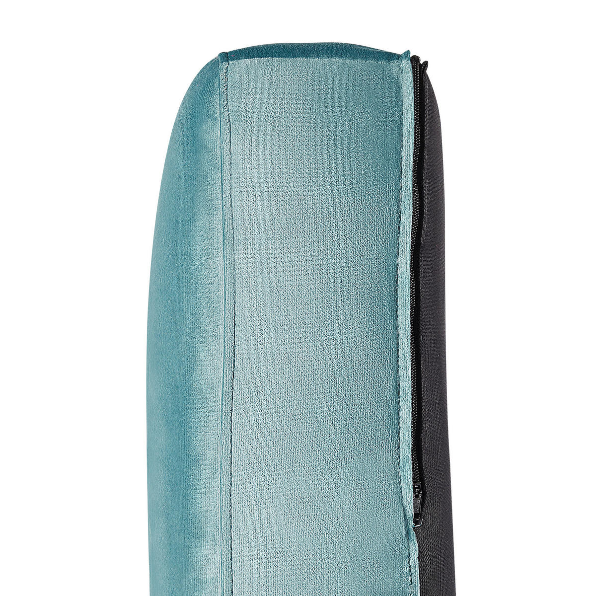 3-SITZER-SOFA Samtstoff Hellblau Arvika - Hellblau, Textil (204/75/78cm) - Beliani