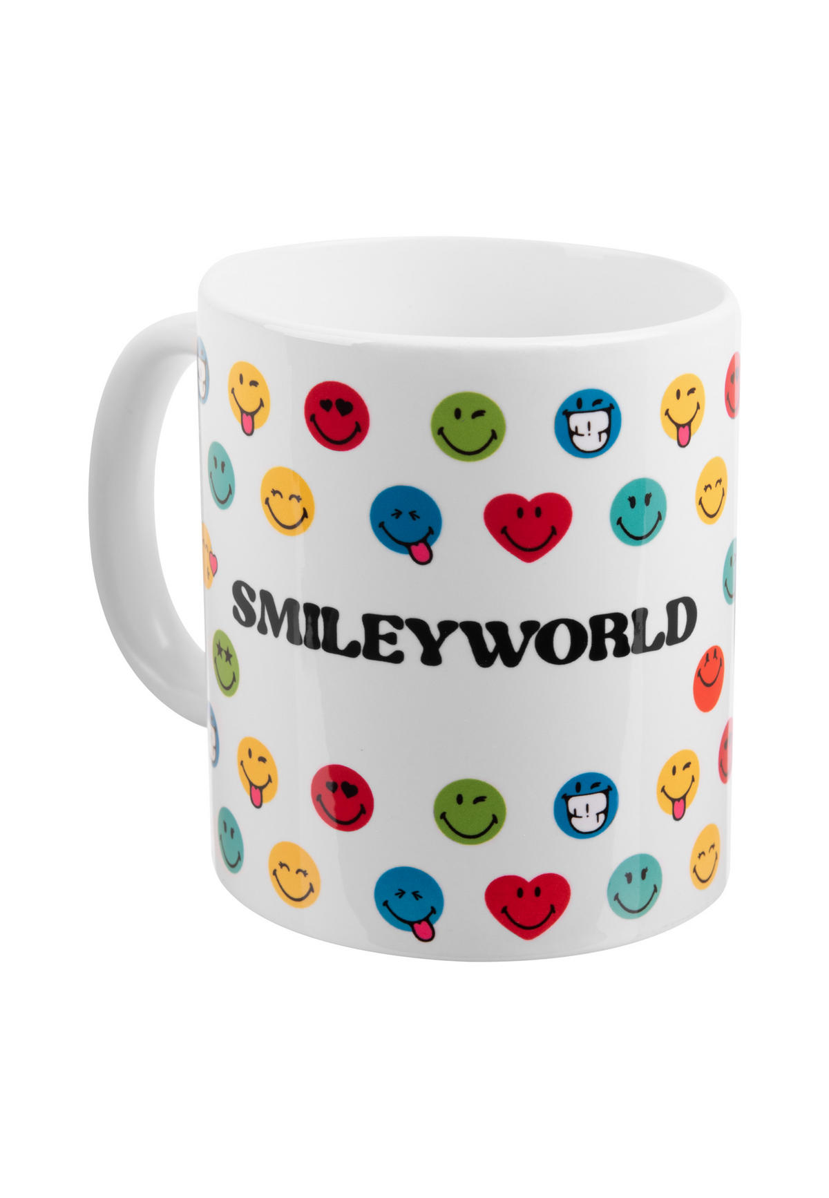 KAFFEEBECHER Smileyworld Mehrfarbig 320 ml - Multicolor, Keramik (0.32L) - United Labels