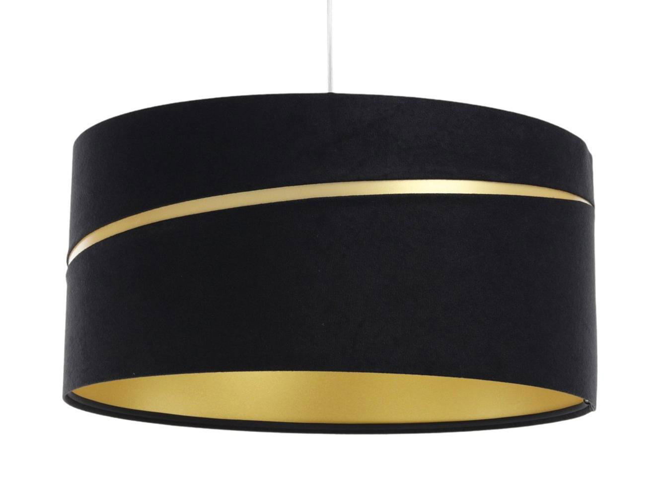 HÄNGELEUCHTE Gold 40/20 cm - Goldfarben/Schwarz, Kunststoff (40/0.4/20cm) - ONZENO