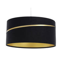 HÄNGELEUCHTE Gold 40/20 cm - Goldfarben/Schwarz, Kunststoff (40/0.4/20cm) - ONZENO