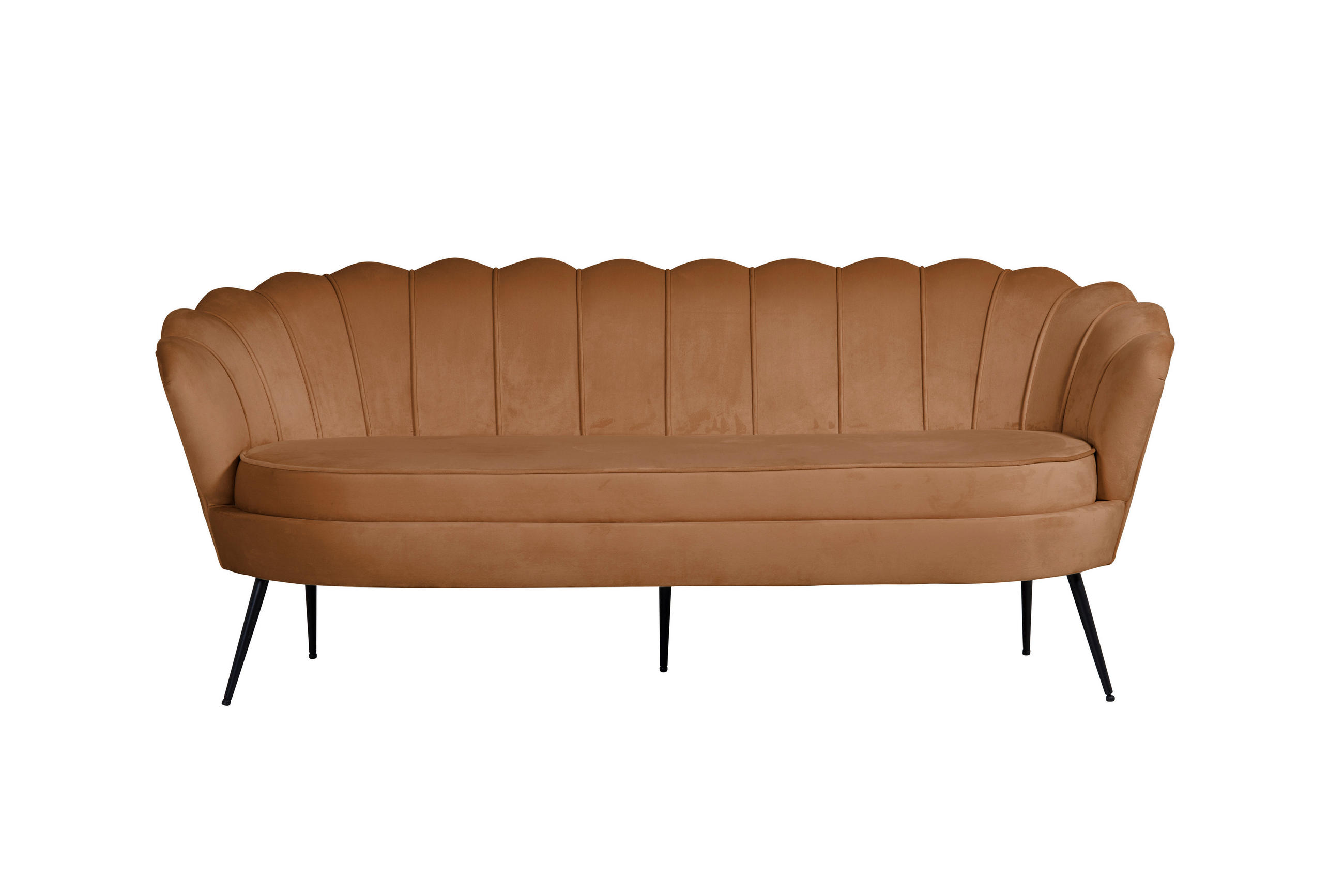 ebuy24 3-Sitzer Braun 78x79x181 cm