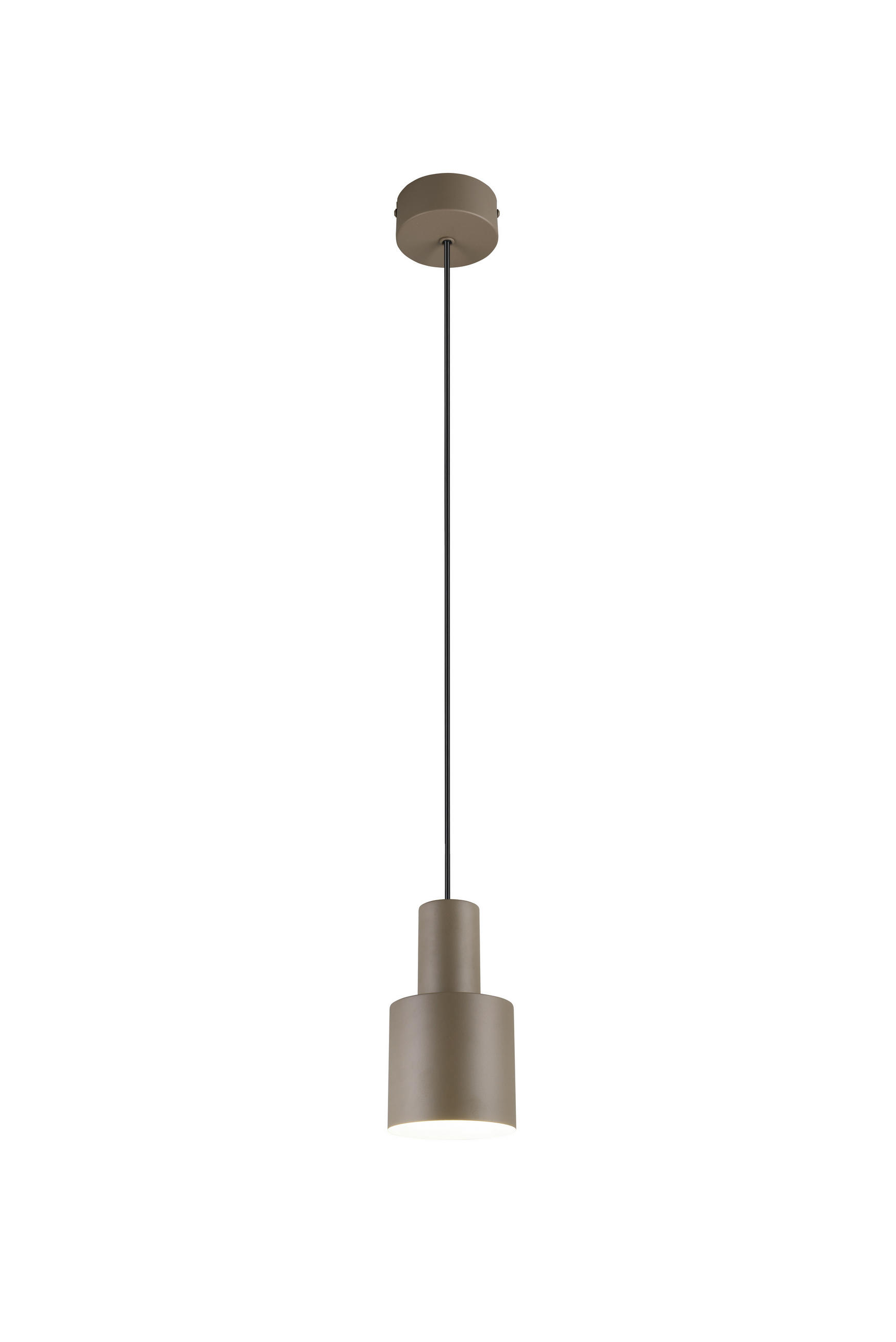 HÄNGELAMPE AGUDO - Taupe - 12/12/150 cm - Taupe, Metall (12/12/150cm) - Trio Leuchten