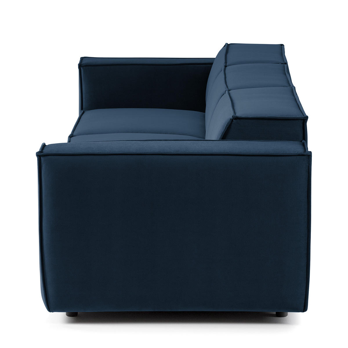 3-SITZER SOFA - Dunkelblau, Textil (260/70/96cm) - home24