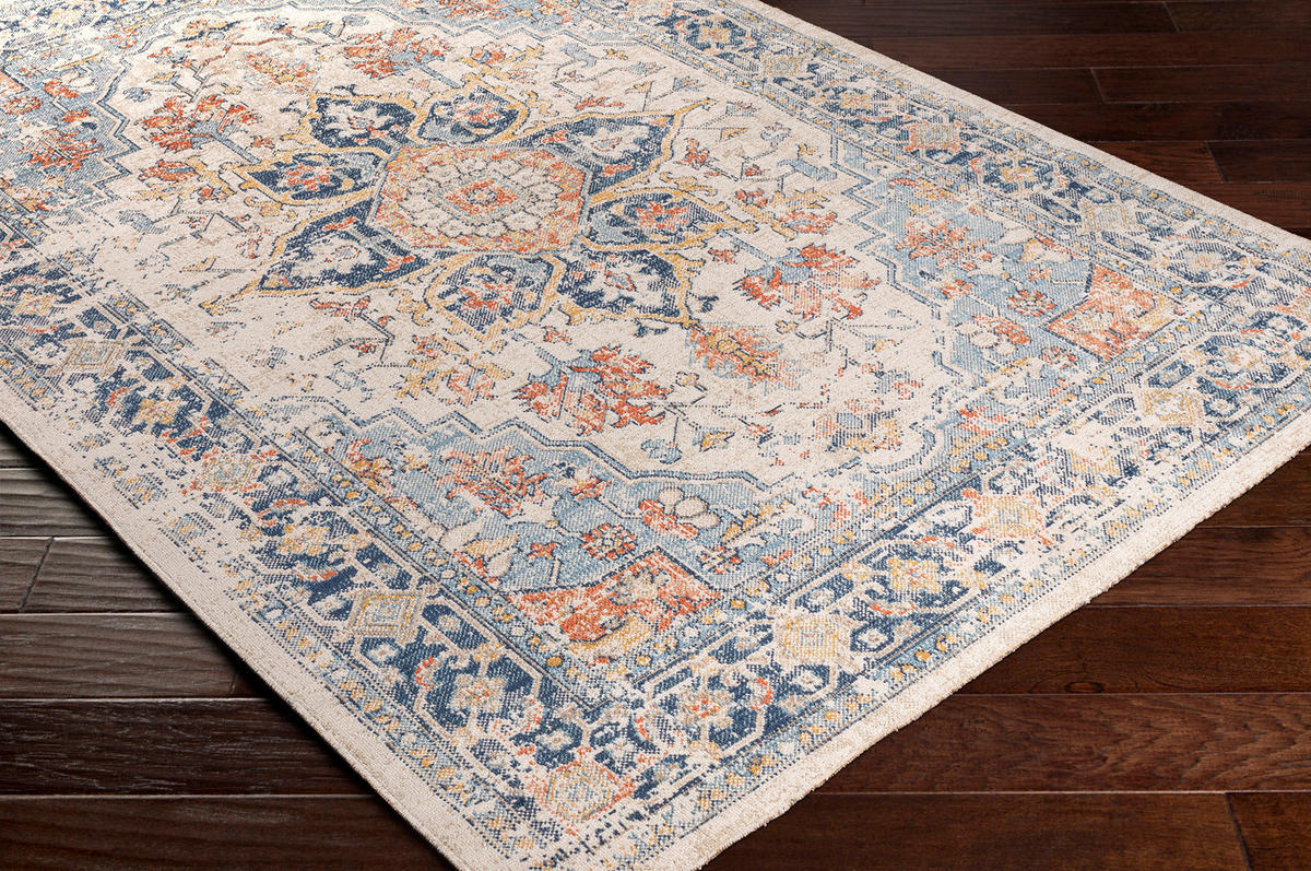 VINTAGE-TEPPICH 200/275 cm Dunkelblau - Dunkelblau, Kunststoff/Textil (200/275cm) - LIVABLISS