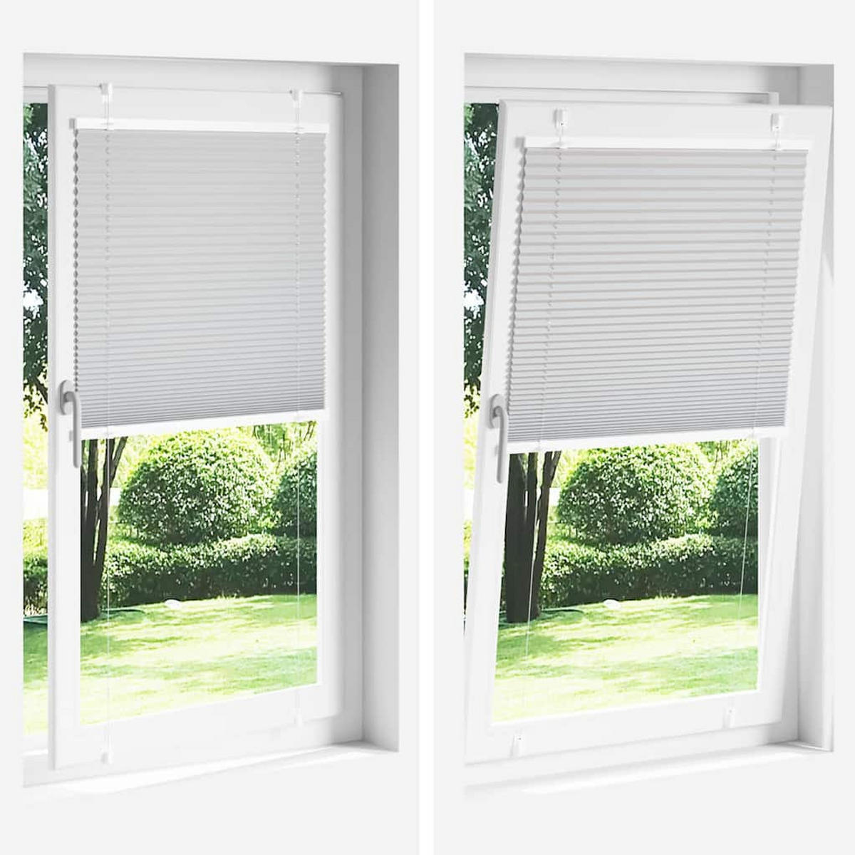 PLISSEE 65/150 cm Stoffbreite 64,4 cm aus Polyester Schwarz - Schwarz, Textil (65/150cm) - vidaXL