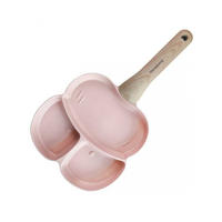 PFANNKUCHENPFANNE Rosa 34/19/2.5 cm KB7826 - Pink, Metall (34cm) - Klausberg 