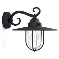WAND- & DECKENLEUCHTE Pasture Schwarz - Schwarz, Metall (30/30.3/35.5cm) - Philips