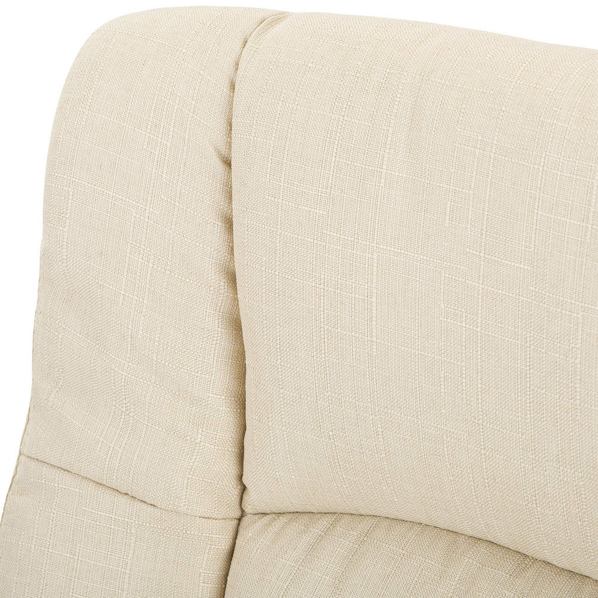 DREHSTUHL Stoff Creme - Creme/Schwarz, Kunststoff/Textil (66/106/70cm) - CLP