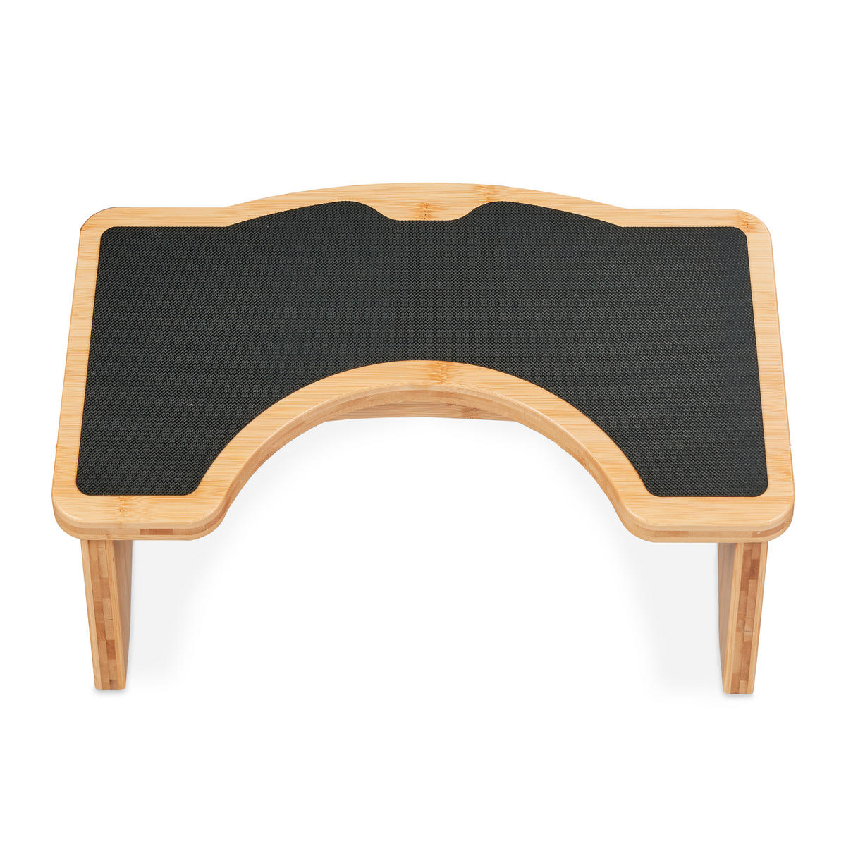 TOALETNÝ stolička - svetlohnedá, drevo/plast (44.5/18.5/26cm) - Relaxdays