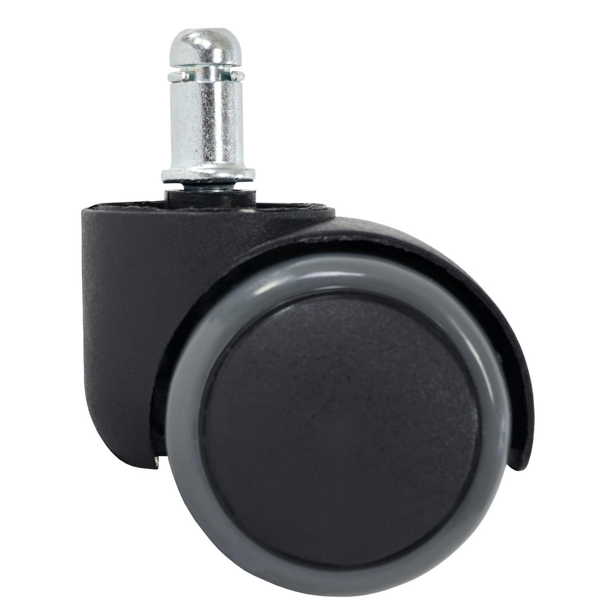 HARTBODENROLLEN 5ER SET Schwarz, Grau 5er-Set - Schwarz/Grau, Metall (1/1/1cm) - MCW