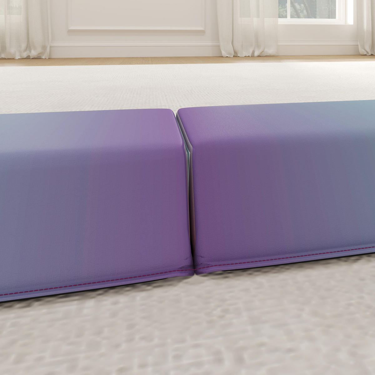 SCHWEBEBALKEN Karina Mehrfarbig faltbar 236 cm - Multicolor, Kunststoff (236/15/6.5cm) - Jamb