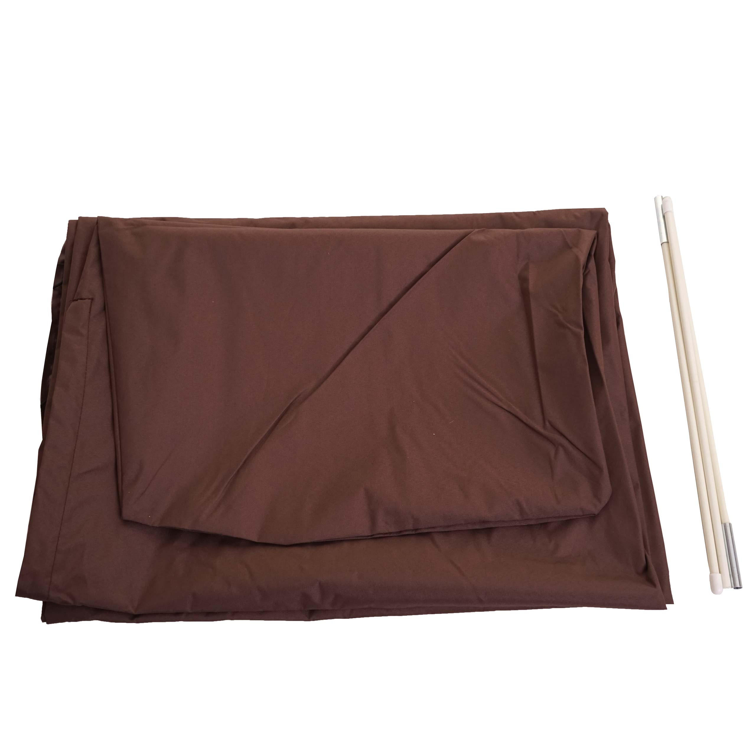 SCHUTZHÜLLE MCW FÜR AMPELSCHIRM BIS 3,5M Braun - Braun, Textil (60/265/60cm) - MCW