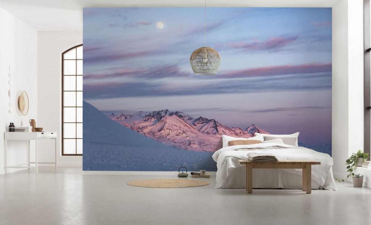 FOTOTAPETE Landschaft 450 x 280 cm - Blau, Papier (450/280cm) - Sanders & Sanders