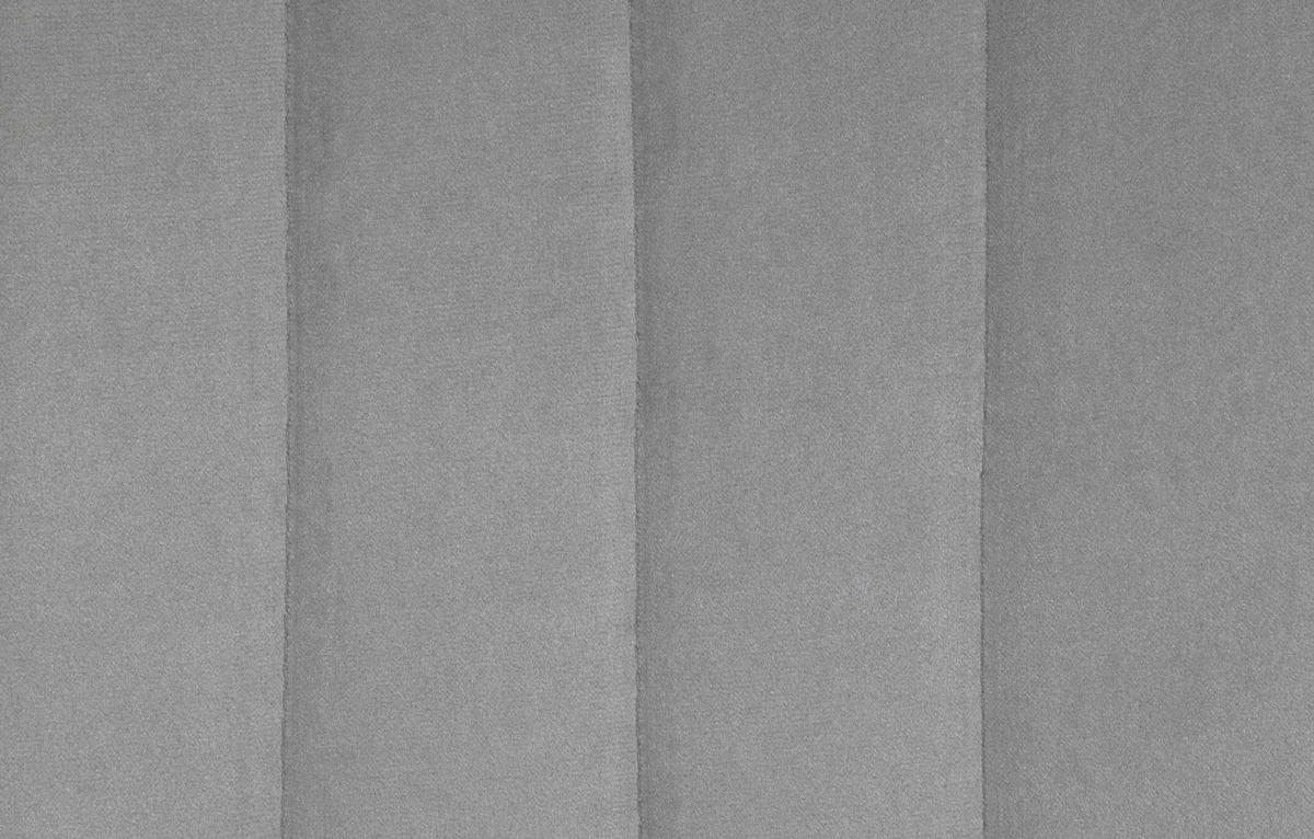 BARHOCKER 2er Set Samt Grau - Grau, Textil/Metall (49.5/91/50cm) - CLP