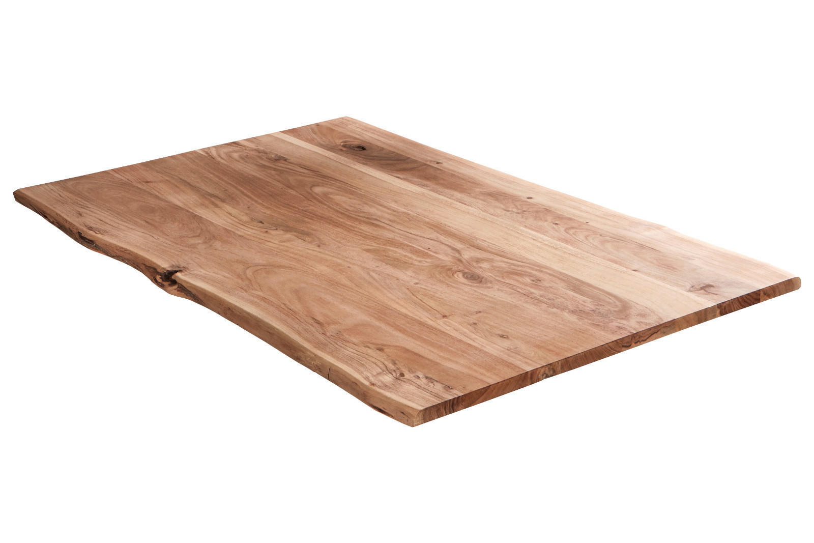TISCHPLATTE MILO - Beige/Naturfarben, Akazienholz/Holz (85/160/4cm) - SAM