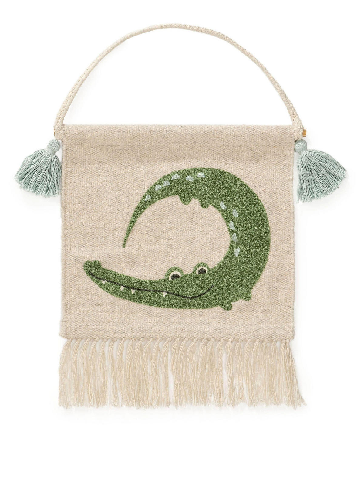 WANDDEKO Savannah Grün 35x40 cm - Grün, Textil (35/40cm) - Lytte