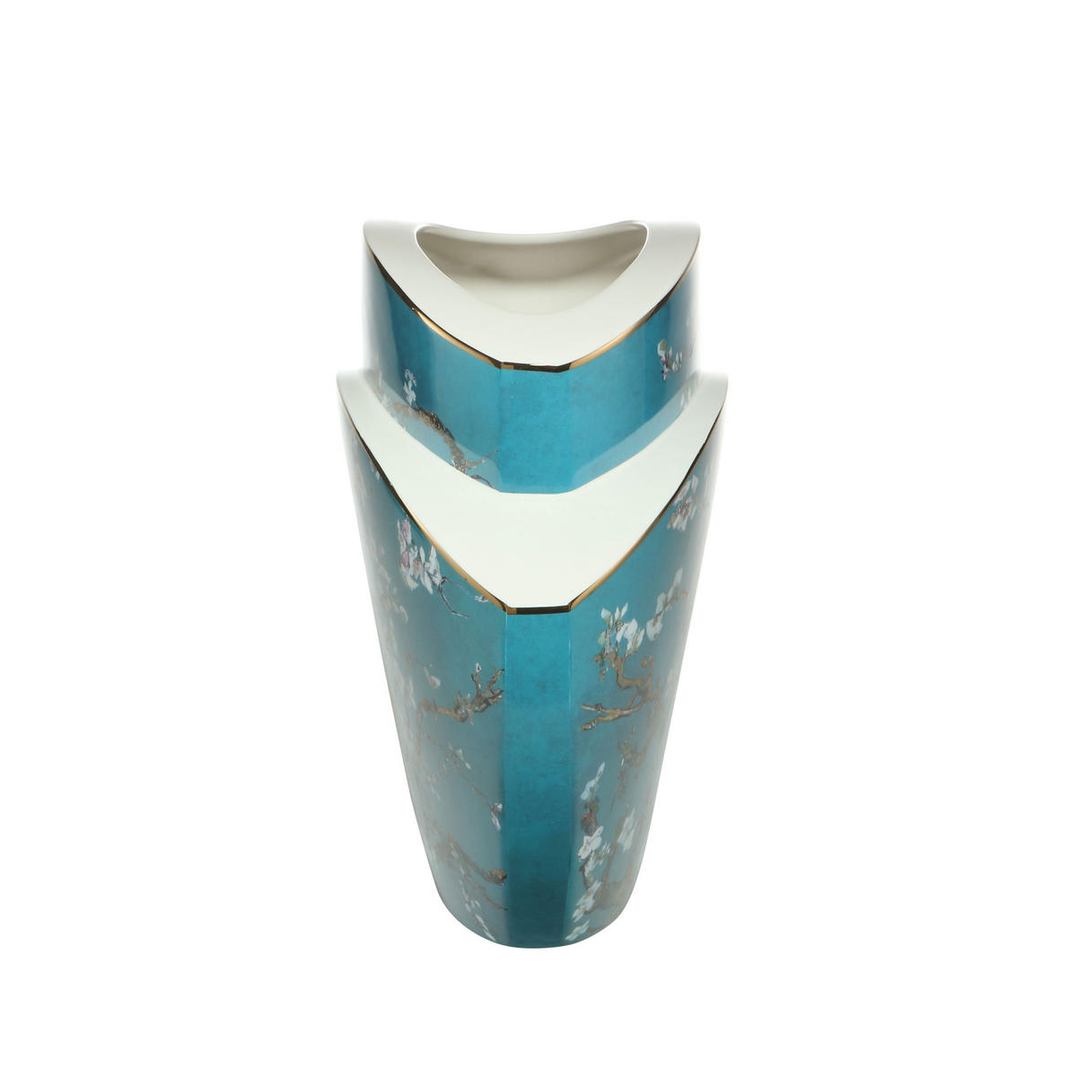 VASE Vincent van Gogh - Mandelbaum Blau, Porzellan, Bunt, 29 cm - Multicolor, Keramik (29cm) - Goebel